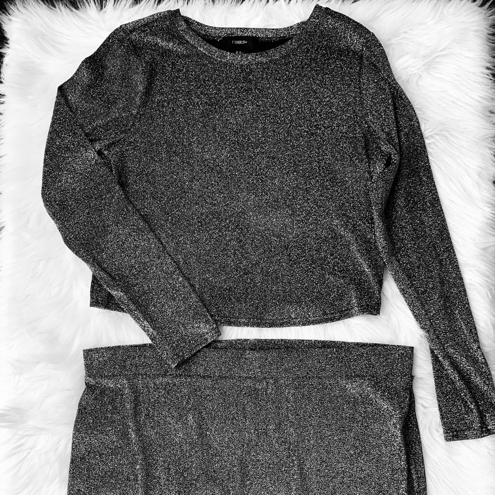 Forever 21 Plus Skirt & Top Set Size 2X & 3X